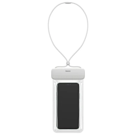 Husa Waterproof pentru Telefon 7.2", Baseus Let"s Go (ACFSD-D02), White