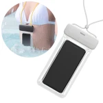 Husa Waterproof pentru Telefon 7.2", Baseus Let"s Go (ACFSD-D02), White