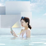 Husa Waterproof pentru Telefon 7.2", Baseus Let"s Go (ACFSD-D02), White
