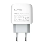 Incarcator de retea LDNIO A3312, 3 porturi USB, 17W, Alb