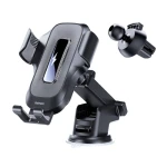 Suport auto telefon, Remax, Pentru 4-6.5'', 15W, Negru