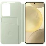 Husa de protectie Samsung Smart View Wallet pentru Galaxy S24, Light Green