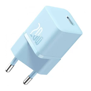 Incarcator retea Baseus GaN5 Mini, 20W, USB-C, Fast Charger, Albastru