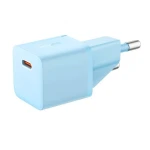 Incarcator retea Baseus GaN5 Mini, 20W, USB-C, Fast Charger, Albastru