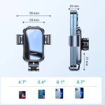 Suport telefon auto Joyroom Gravity JR-ZS310, Gri