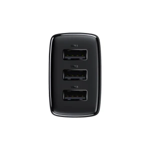 Incarcator Retea Baseus 3 X Usb 17w Pd, Negru - Ccxj020101