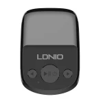 Transmitator FM LDNIO C706Q Bluetooth, 2 porturi USB, AUX, Negru