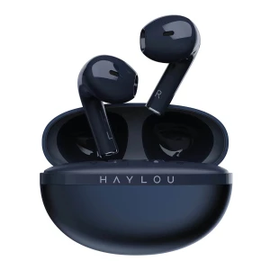 Casti bluetooth wireless Haylou X1 2023 TWS, Bluetooth 5.3, 300 mAh, IPX4, Albastru
