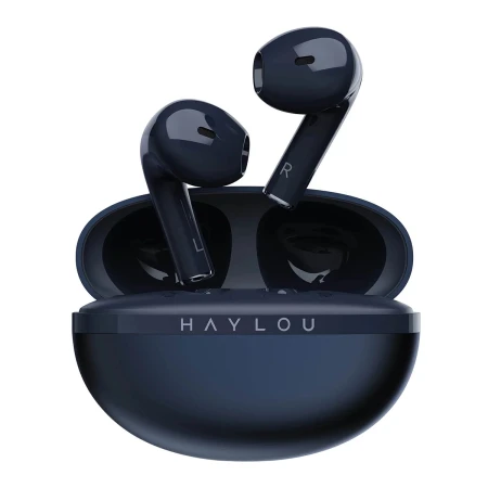 Casti bluetooth wireless Haylou X1 2023 TWS, Bluetooth 5.3, 300 mAh, IPX4, Albastru