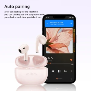 Casti wireless, Xiaom,i Mibro Earbuds 4, Roz