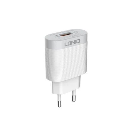 Adaptor priza Ldnio USB 3.0A , 18W + cablu incarcare mufa Type-C