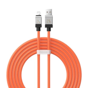 Cablu Baseus Coolplay Usb - Lightning 2m 2, 4a Portocaliu
