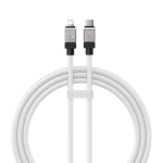Cablu de incarcare rapida, Baseus, USB-C la Lightning CoolPlay Series 20W,1 m, Alb
