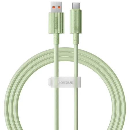 Cablu Baseus Habitat Series, Incarcare rapida, USB la USB-C, 100W, 1m, Verde