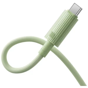 Cablu Baseus Habitat Series, Incarcare rapida, USB la USB-C, 100W, 1m, Verde