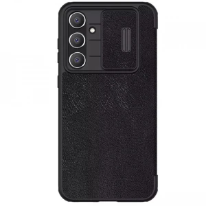 Husa pentru Samsung Galaxy S23 FE - Nillkin Qin Pro Leather Case - Black