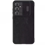 Husa pentru Samsung Galaxy S23 FE - Nillkin Qin Pro Leather Case - Black