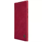 Husa pentru Samsung Galaxy S23 Ultra, Nillkin QIN Leather Pro Case, Red