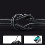 Cablu pentru incarcare si transfer de date Joyroom S-CC100A20, 2x USB Type-C, PD 100W, 2m, Negru