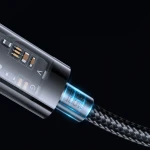 Cablu pentru incarcare si transfer de date Joyroom S-CC100A20, 2x USB Type-C, PD 100W, 2m, Negru