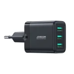 Incarcator JoyRoom (JR-TCN02), 3x USB, 3.4A, 17W, Black
