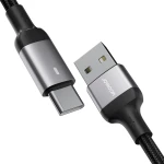 Cablu de date telefon, Joyroom, USB - USB-C, 3A, 3 m, Negru