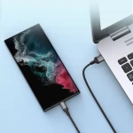 Cablu de date telefon, Joyroom, USB - USB-C, 3A, 3 m, Negru