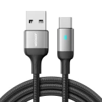 Cablu de date telefon, Joyroom, USB - USB-C, 3A, 3 m, Negru
