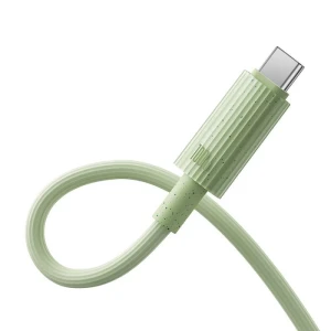 Cablu Baseus Habitat Series, Incarcare rapida, USB-C la USB-C, 100W, 2m, Verde