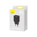 Incarcator de retea Baseus Compact CCXJ010201, 2 USB, functie de incarcare rapida, 10,5 W, Negru