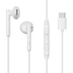 Casti cu fir JR-EC05, Joyroom, Polimer, USB-C, Alb