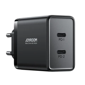 Incarcator Priza 2x Type-C, Fast Charging, 40W - JoyRoom (JR-TCF09) - Black