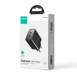 Incarcator Priza 2x Type-C, Fast Charging, 40W - JoyRoom (JR-TCF09) - Black