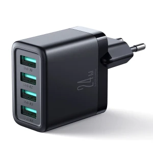 Incarcator 4x USB, 4.8A, 24W - JoyRoom (JR-TCN03) - Black