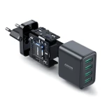 Incarcator 4x USB, 4.8A, 24W - JoyRoom (JR-TCN03) - Black