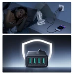 Incarcator 4x USB, 4.8A, 24W - JoyRoom (JR-TCN03) - Black