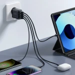 Incarcator 4x USB, 4.8A, 24W - JoyRoom (JR-TCN03) - Black