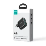 Incarcator 4x USB, 4.8A, 24W - JoyRoom (JR-TCN03) - Black