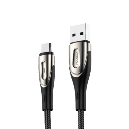Cablu USB-A/USB-C din seria Joyroom Sharp 3A 1,2 m negru (S-M411)