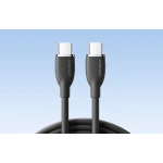 Cablu pentru incarcare si transfer de date Joyroom Colorful SA29-CC5, USB-C la USB-C, 100W, 480 Mbps, 1.2 m, Negru