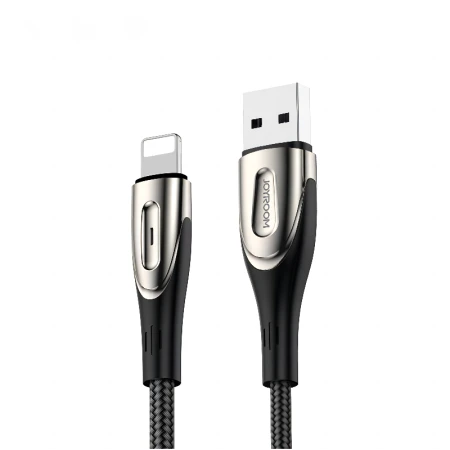 Cablu USB-A/Lightning din seria Joyroom Sharp 3A 3m negru (S-M411)