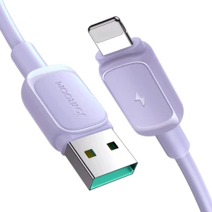 Cablu Joyroom, Lightning USB, 2.4A, 1.2M, Violet