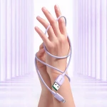 Cablu Joyroom, Lightning USB, 2.4A, 1.2M, Violet