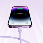 Cablu Joyroom, Lightning USB, 2.4A, 1.2M, Violet