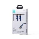 Cablu pentru incarcare si transfer de date Joyroom S-CC100A12, 2x USB Type-C, PD 100W, 1.2m, Albastru