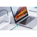 Cablu pentru incarcare si transfer de date Joyroom S-CC100A10, USB-C la USB-C, PD 100W, 480Mbps, 2m, Negru