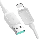 Cablu de date telefon, Joyroom, USB la Lightning, 1.2 m, Alb