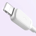Cablu de date telefon, Joyroom, USB la Lightning, 1.2 m, Alb