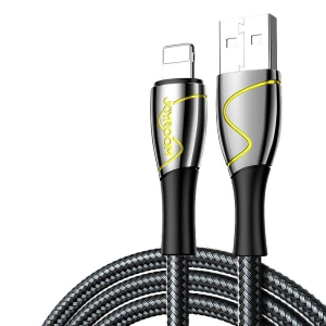 Cablu de date Joyroom S-2030K6 Mermaid seria tip lightning 2.4A 2m-negru