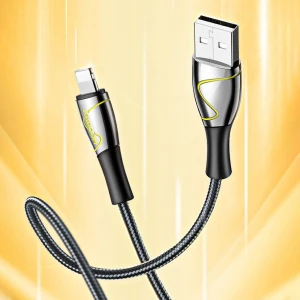 Cablu de date Joyroom S-2030K6 Mermaid seria tip lightning 2.4A 2m-negru